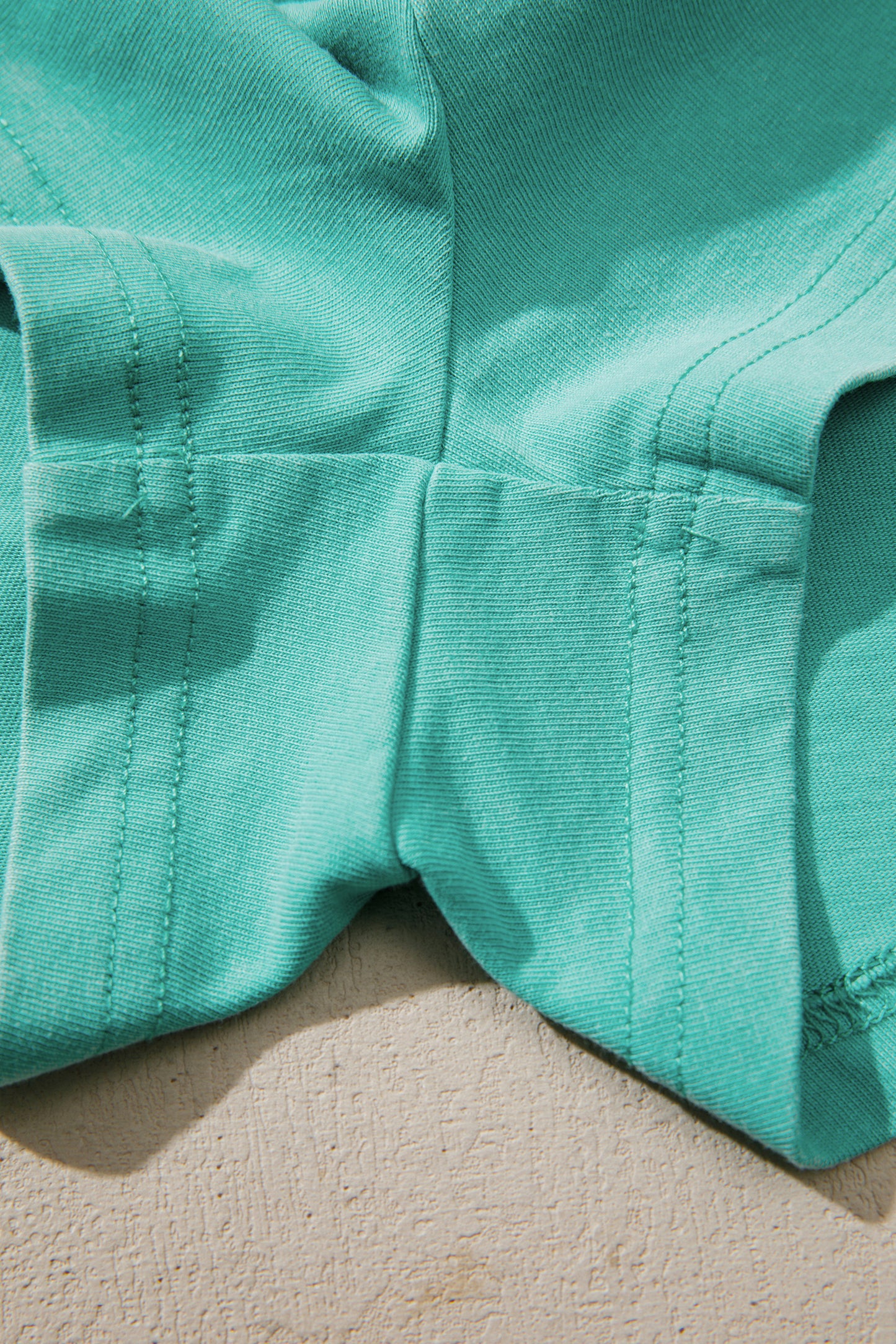 Mint Green Mineral Wash V Neck Tee Matching Skort Set - Snoopy's Closet