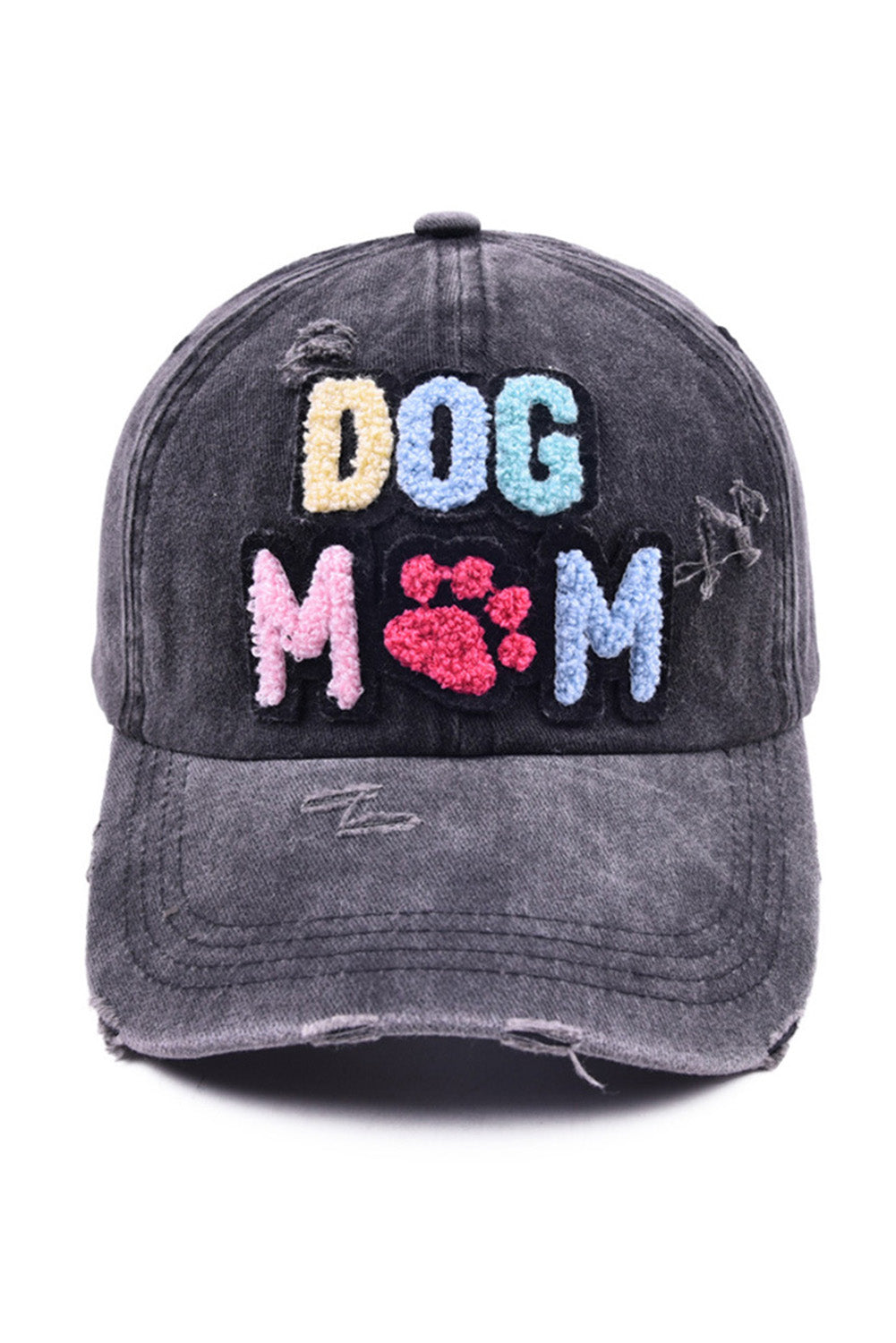 Black DOG MAMA Baseball Cap - Snoopy's Closet