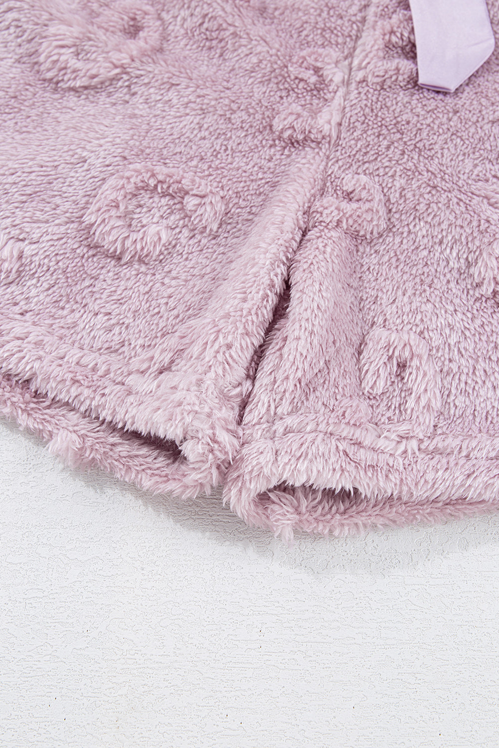 Lavendula Textured Leopard Fleece Loose Two Piece Lounge Set - Snoopy's Closet