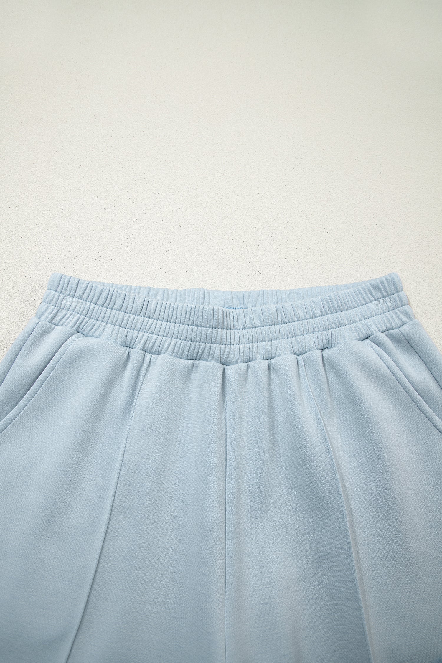 Beau Blue Half Zip Polo Tee Casual Pant Set - Snoopy's Closet