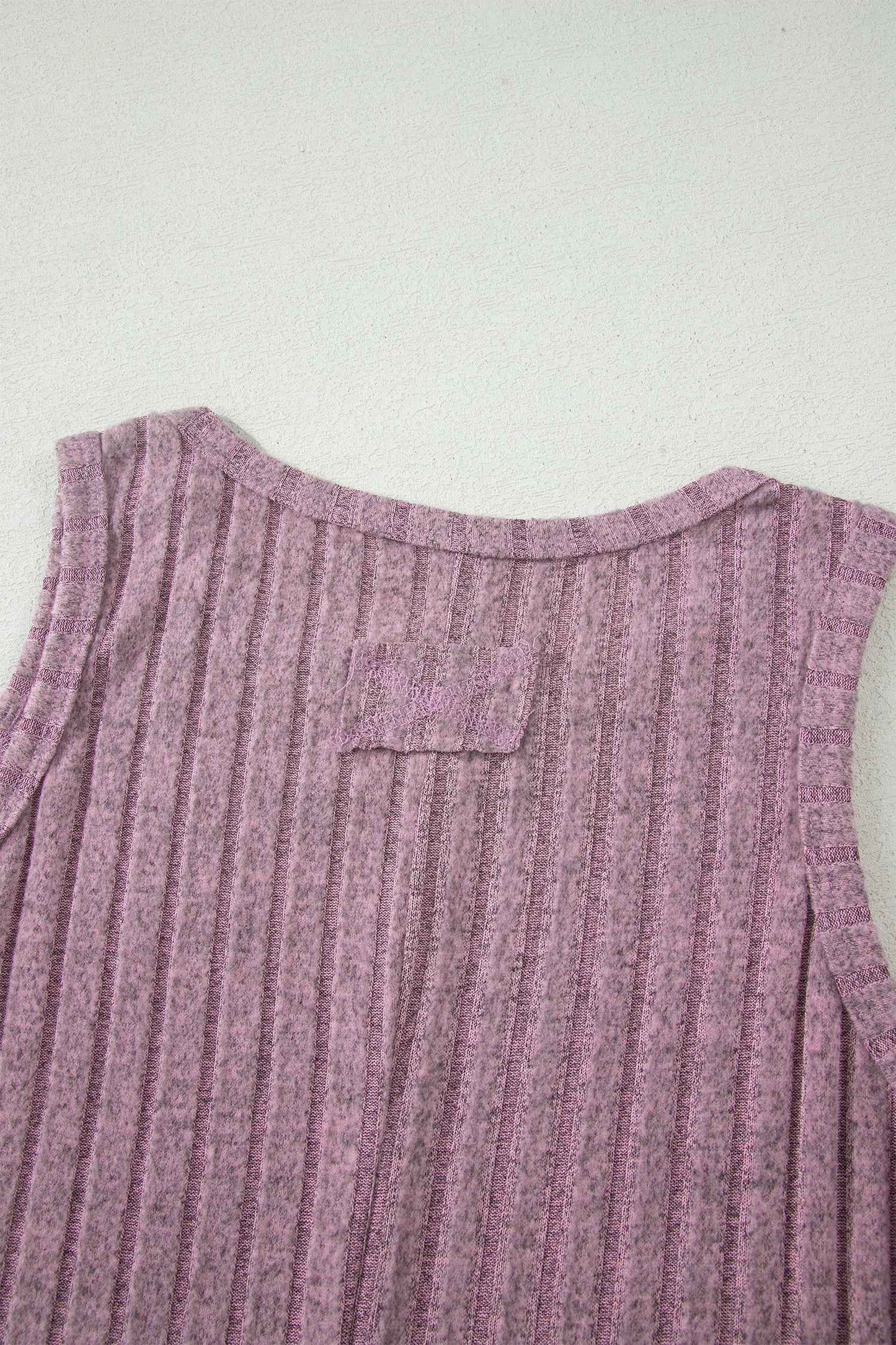 Phalaenopsis Slim Ribbed Mineral Wash Tank Top