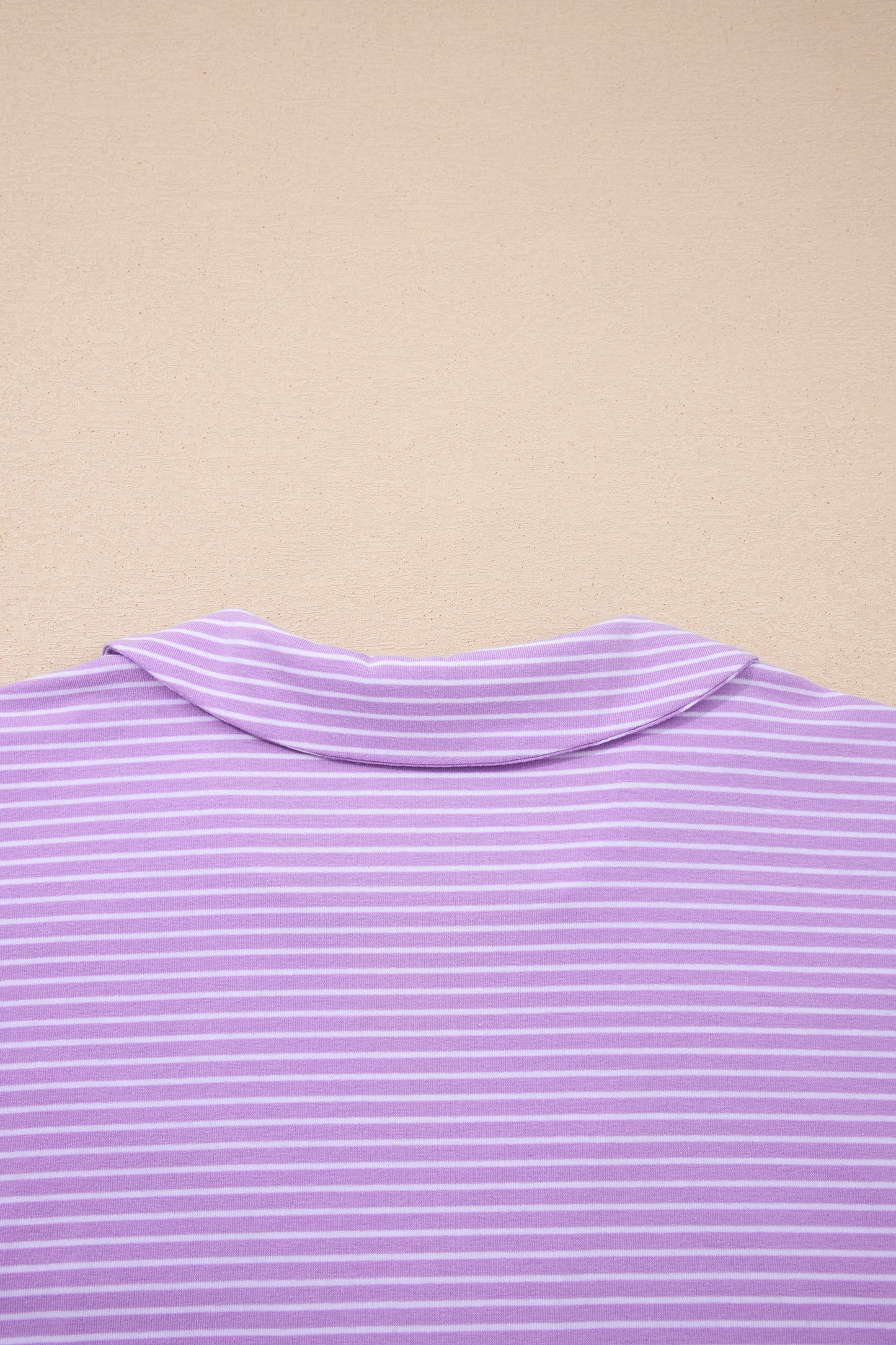 Pink Stripe Dolman Sleeve Polo Shirt and Drawstring Shorts Set - Snoopy's Closet