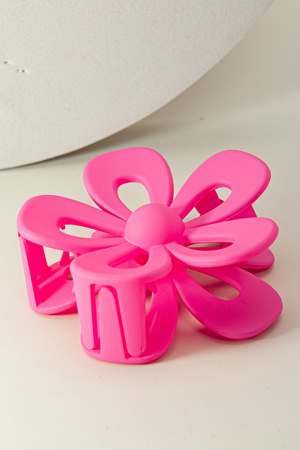Rose Red Sweet Hollowed Flower Shape Claw Clip - Snoopy's Closet
