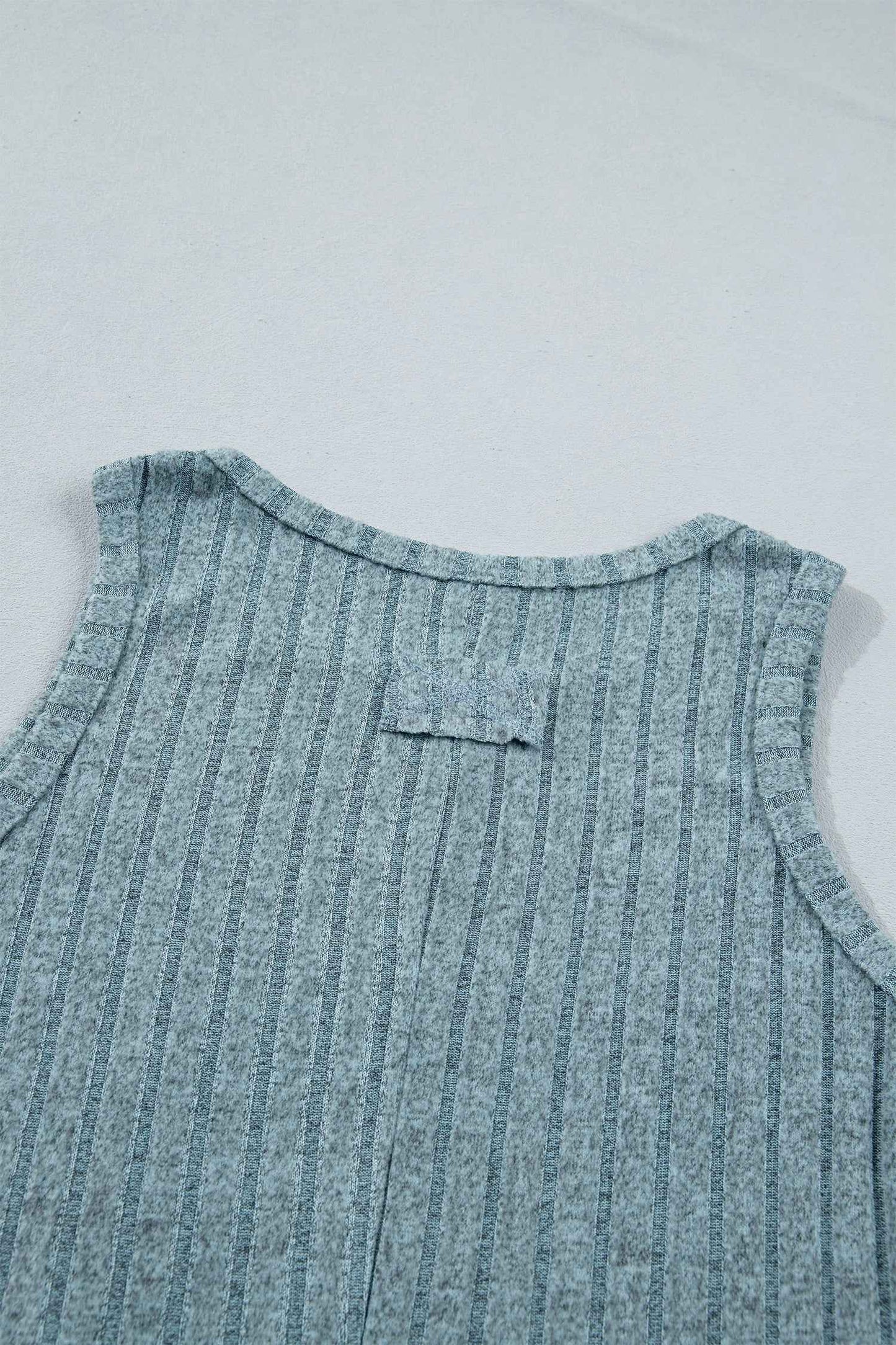 Phalaenopsis Slim Ribbed Mineral Wash Tank Top