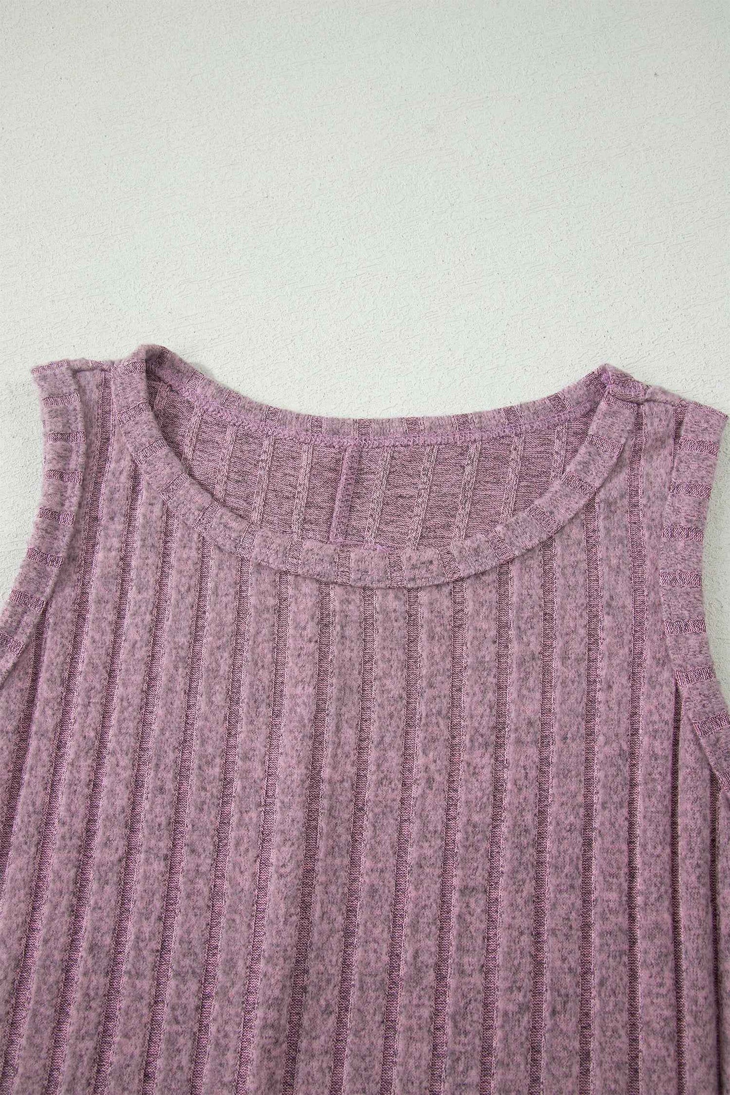 Phalaenopsis Slim Ribbed Mineral Wash Tank Top