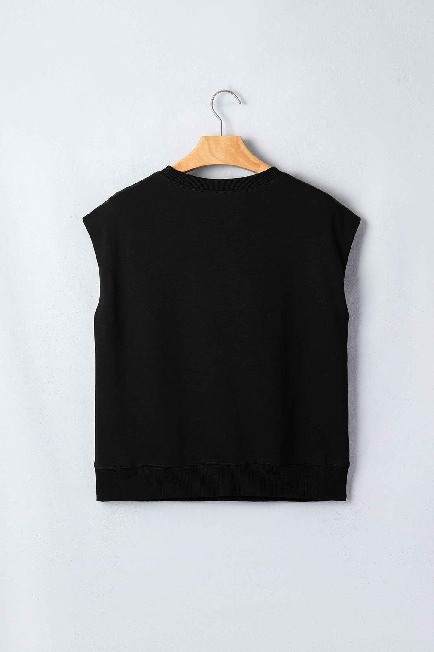 Black Casual Solid Short Sleeve Top with Metal Button Details Key Features