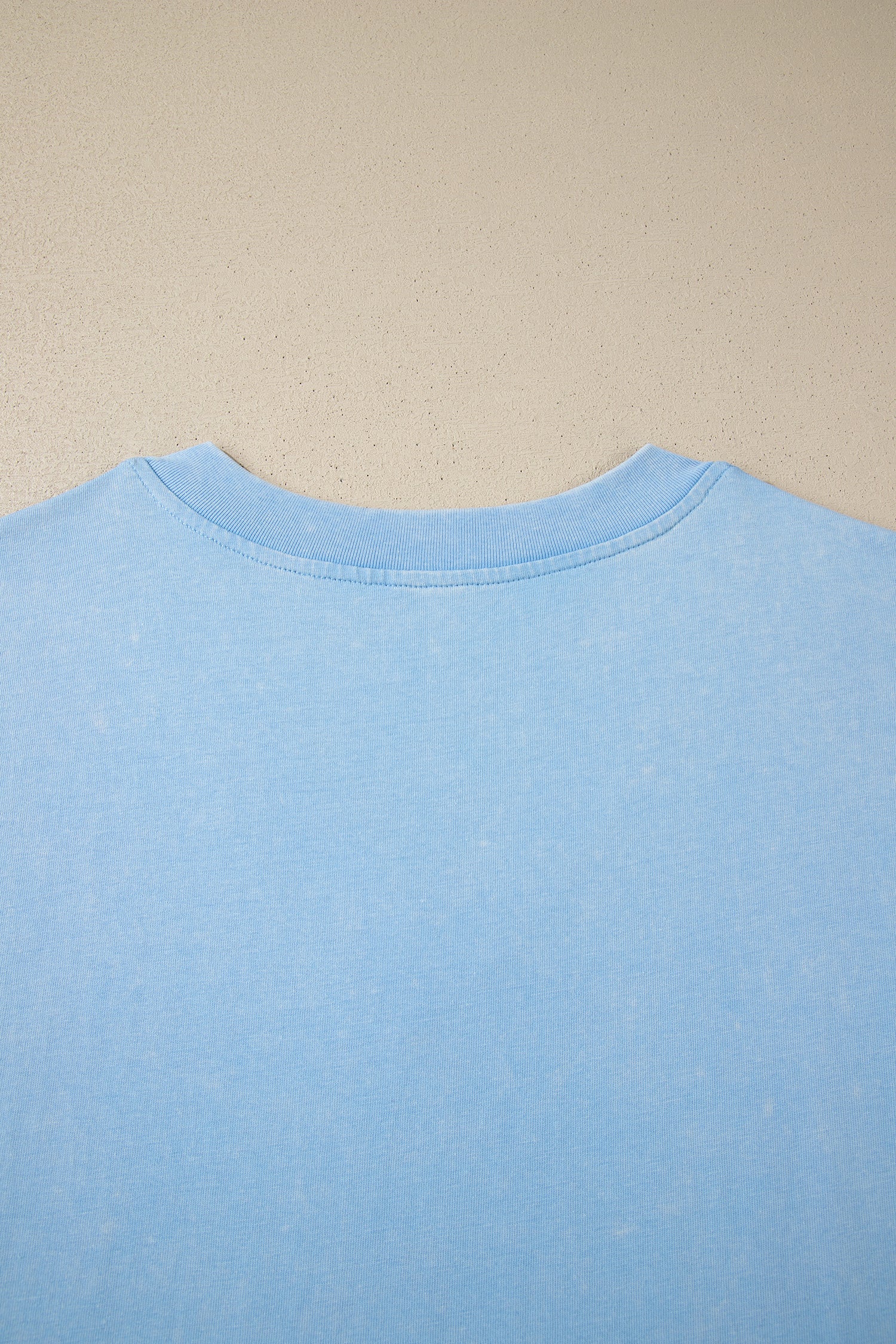 Beau Blue Mineral Wash V Neck Tee Matching Skort Set - Snoopy's Closet