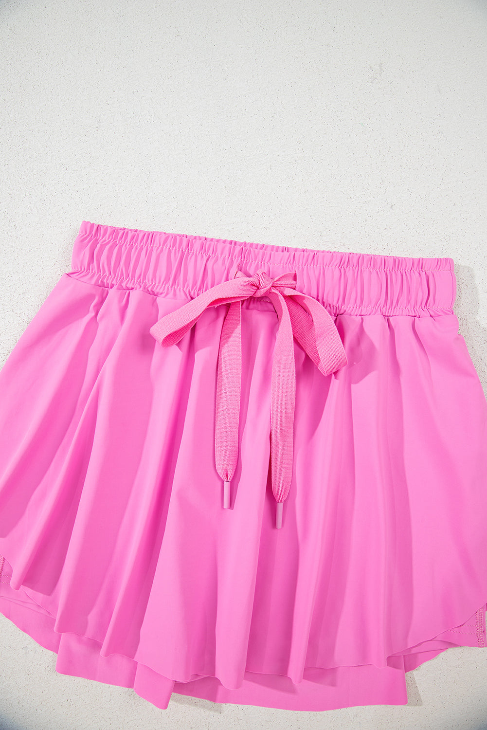 Falda-pantalón de tenis Bonbon con forro y cintura elástica con cordón