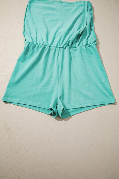 Mint Green Mineral Wash V Neck Tee Matching Skort Set - Snoopy's Closet