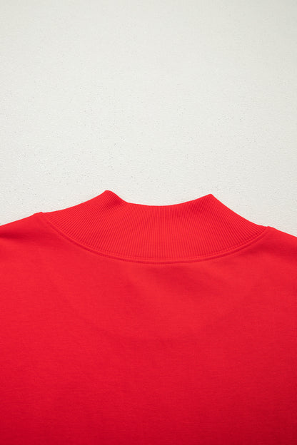 Mint Green Solid Color High Neck Cap Sleeve Loose Top - Snoopy's Closet