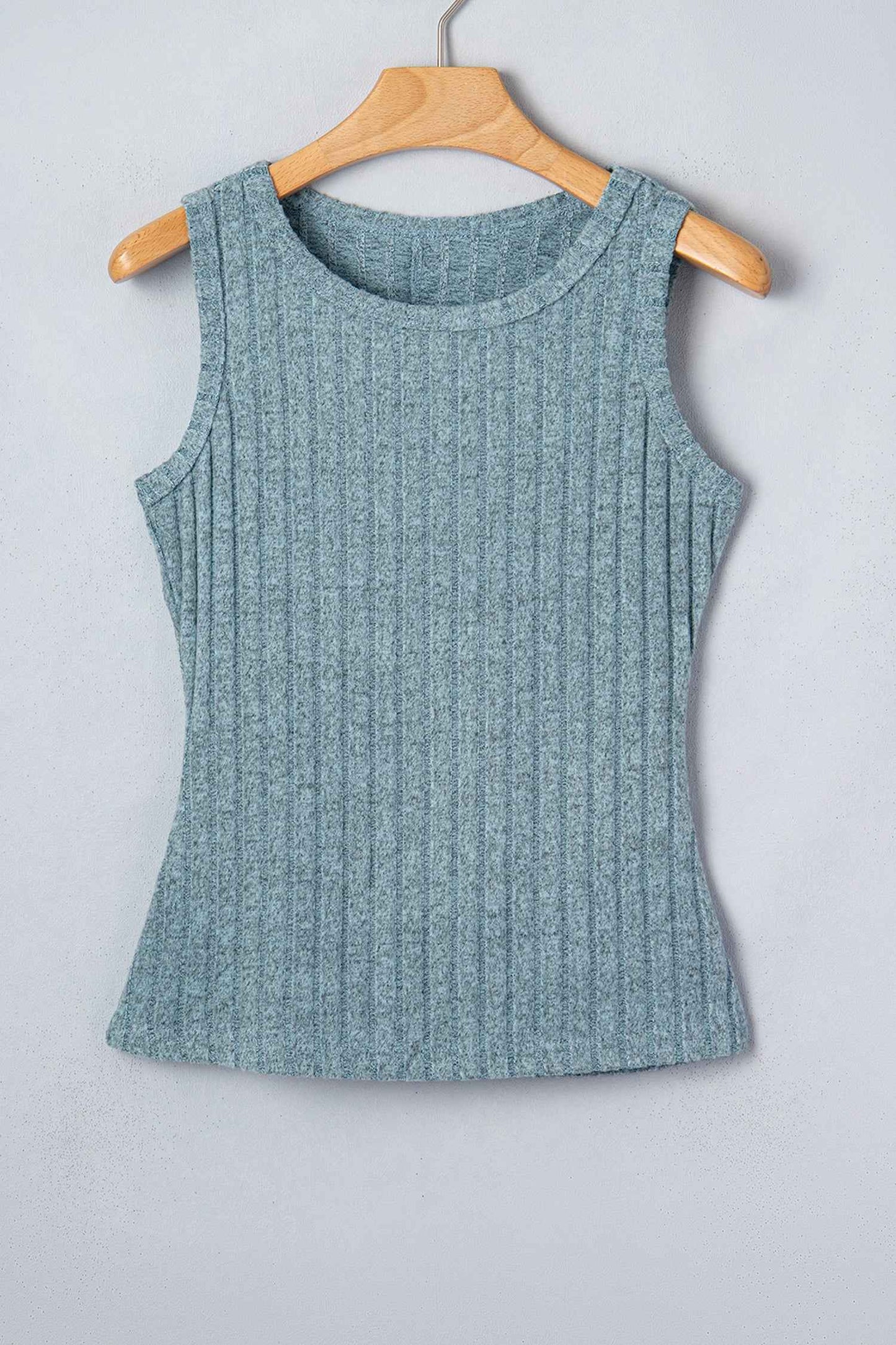 Phalaenopsis Slim Ribbed Mineral Wash Tank Top