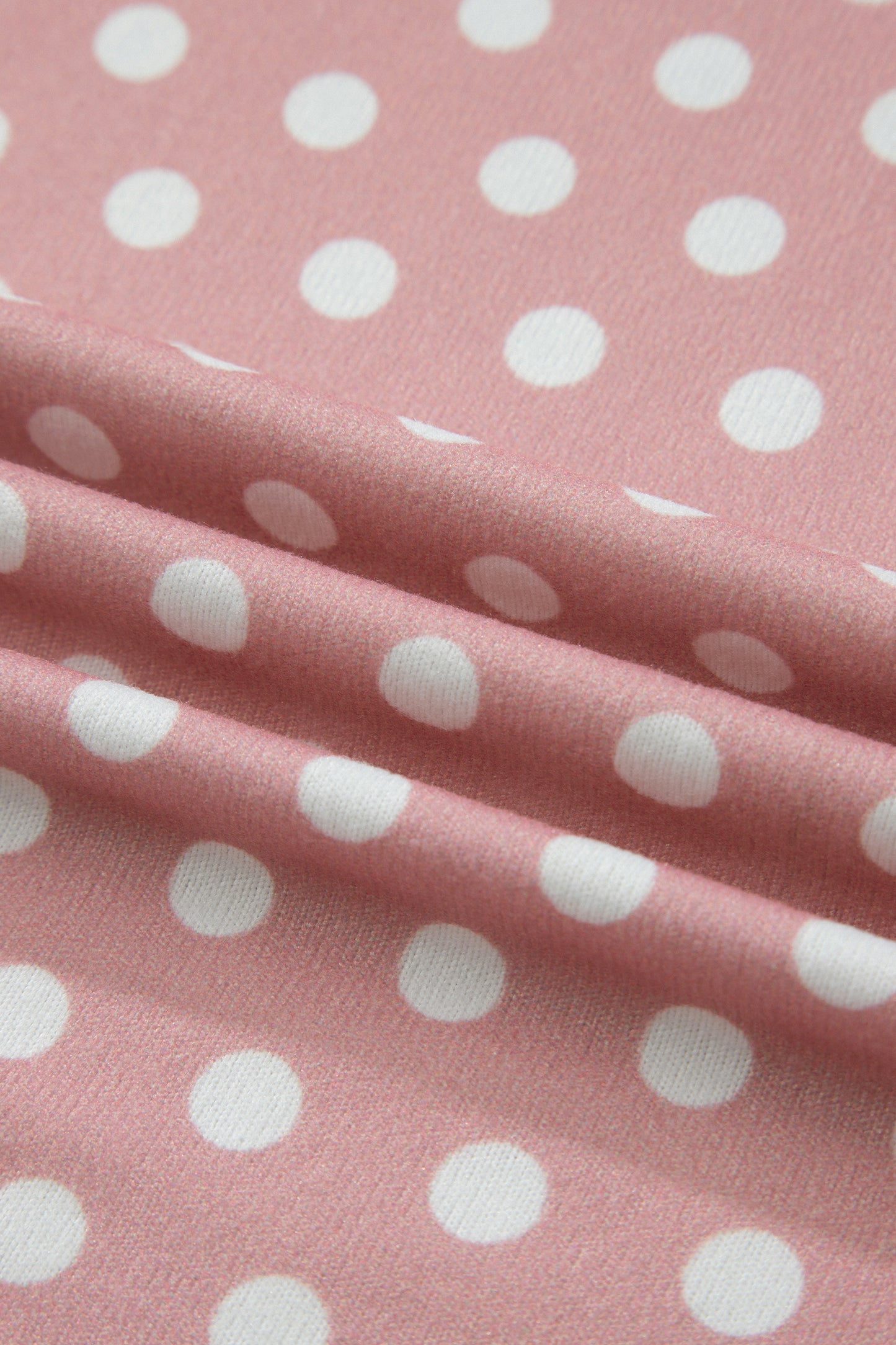 Pink Polka Dot Print Short Set - Snoopy's Closet