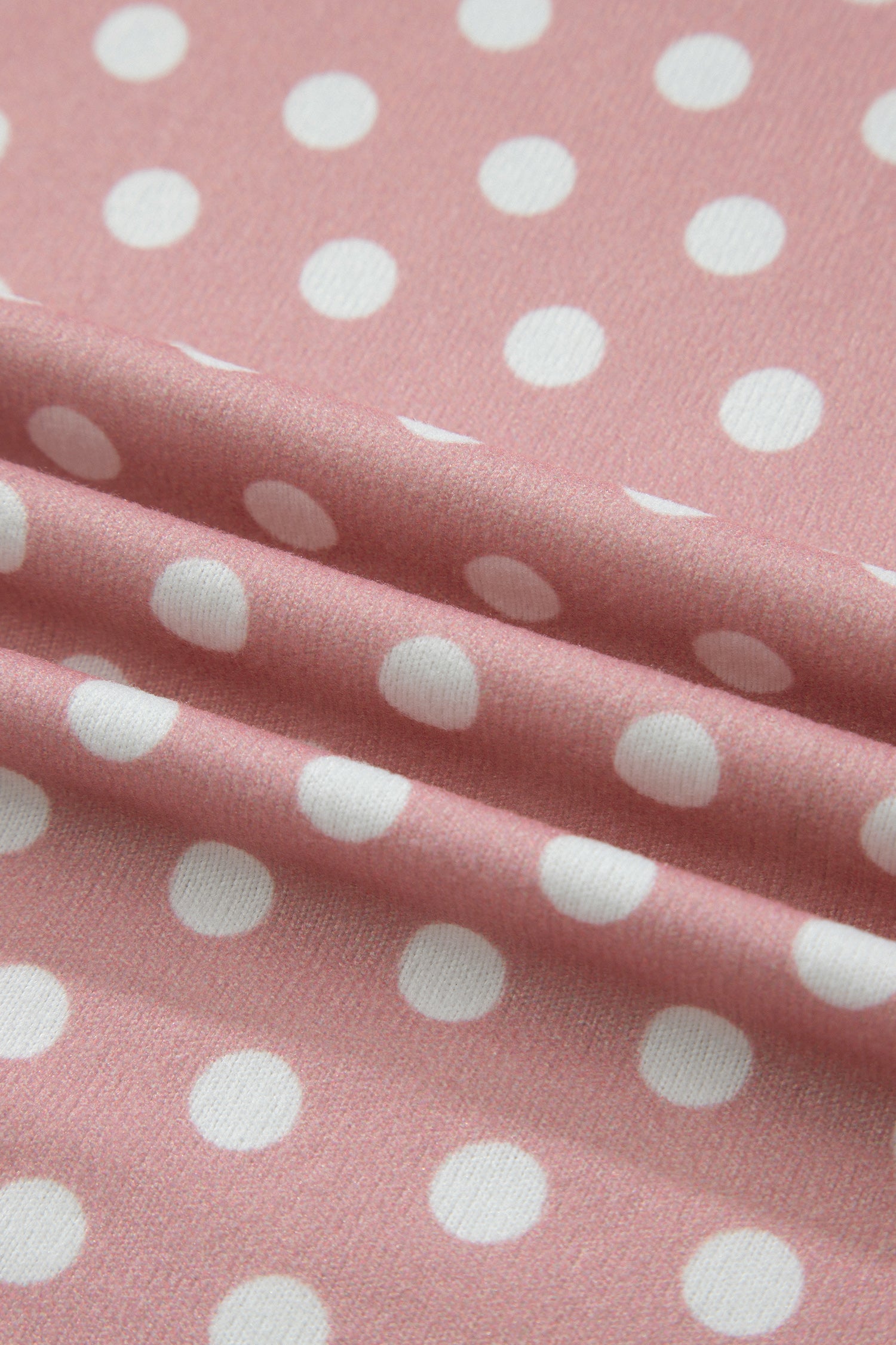Pink Polka Dot Print Short Set - Snoopy's Closet